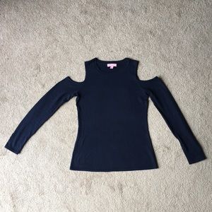 Lilly Pulitzer Cold Shoulder Thin Sweater